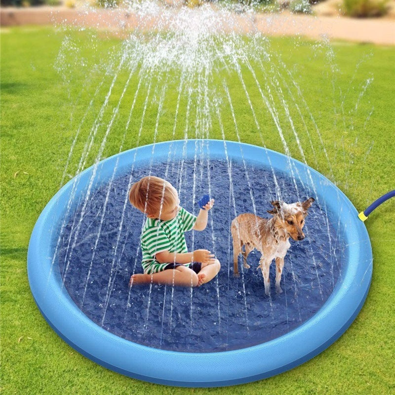 Luxury Pet Water Spray Splash Pad for Kids & Pets🐾 Pet Dog Pool Summer Outdoor Water Toys Gifting By Julia M