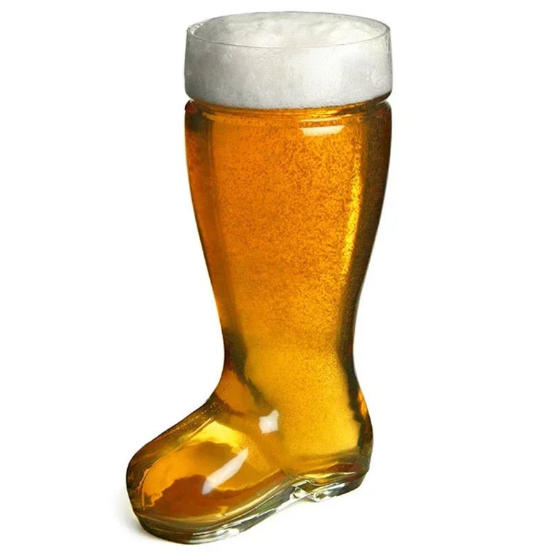 50ml Lead-Free Glass Beer Mug - Barware Gift ๐บ drinkware Gifting By Julia M