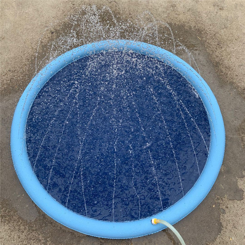 Luxury Pet Water Spray Splash Pad for Kids & Pets🐾 Pet Dog Pool Summer Outdoor Water Toys Gifting By Julia M