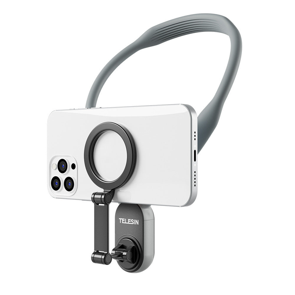 Elegant Magnetic Neck Mount for Effortless Phone Handling Phone Neck Hanging Bracket Gifting By Julia M