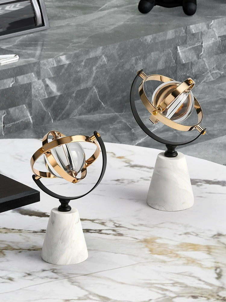 Crystal Art Ornaments Living Room Desk Earth Instrument Gifting By Julia M