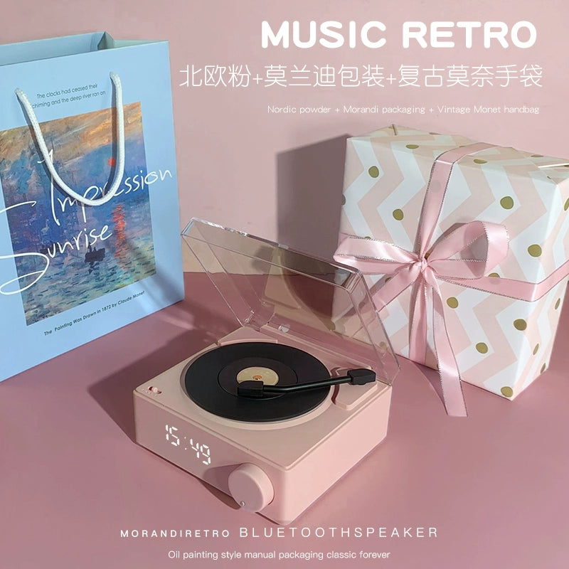Gift for Girlfriend Niche Style Fancy Graduate Day gifting by julia m Morandi powder + Morandi handmade packaging(Monet Retro Handbag)