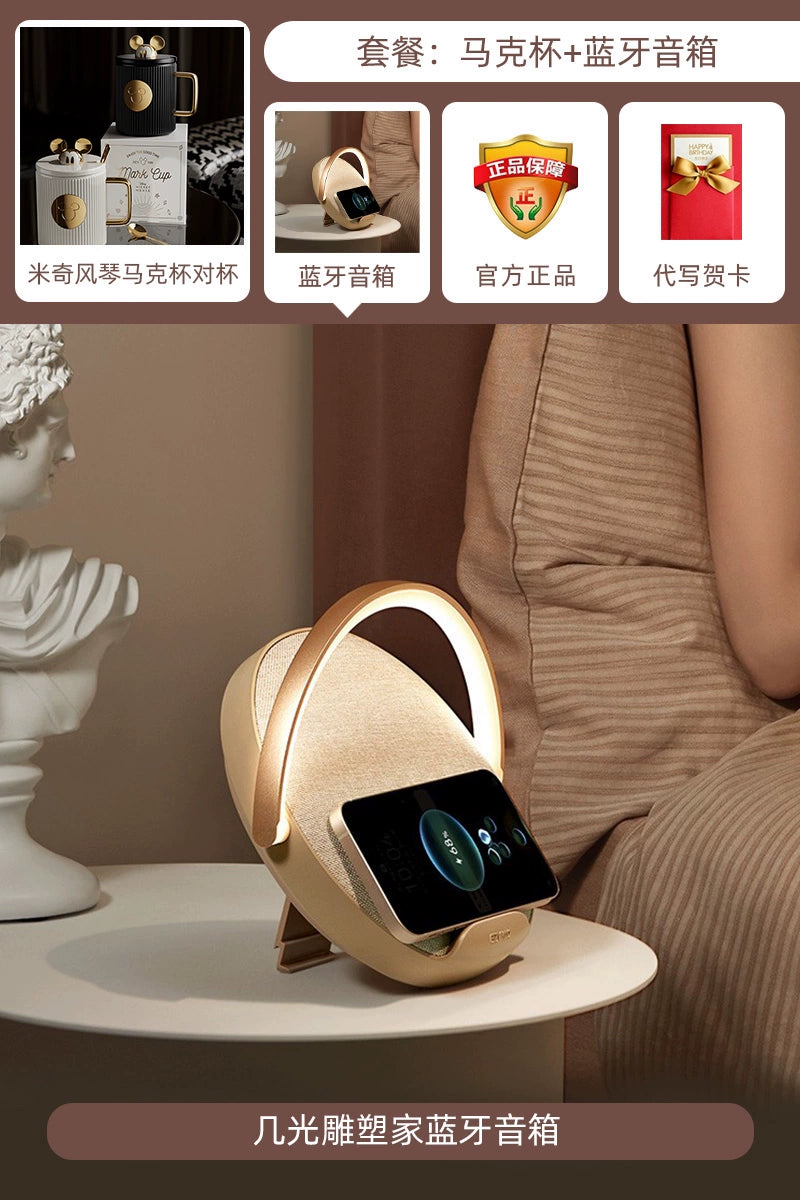 Wedding Gift Gift for Newlyweds Practical Couple Commemorative Pair of Cup Set Box Senior Friends gifting by julia m Mug pair + sculptor Bluetooth speaker