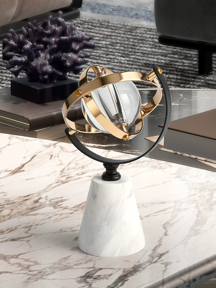 Crystal Art Ornaments Living Room Desk Earth Instrument Gifting By Julia M