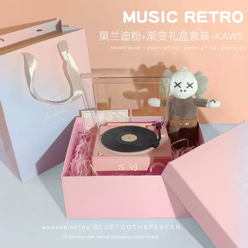 Gift for Girlfriend Niche Style Fancy Graduate Day gifting by julia m Morandi Powder + Sunrise Gradient Gift Box + KAWS(Gradient Accessible Luxury Gift Bag)