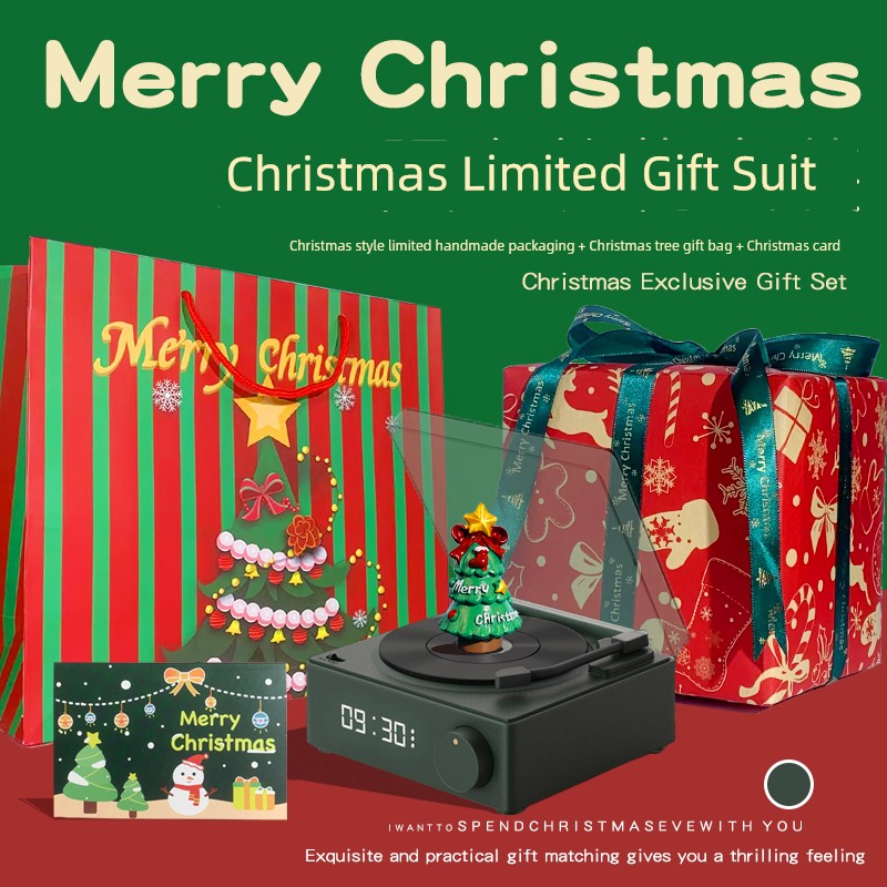 Gift for Girlfriend Niche Style Fancy Graduate Day gifting by julia m Retro Green + Christmas style limited packaging + send Christmas tree ornaments(Christmas gift bag + writing greeting card)