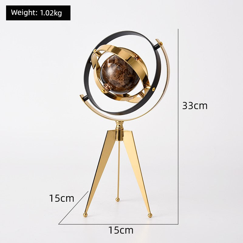Crystal Art Ornaments Living Room Desk Earth Instrument Gifting By Julia M 123092 stars to run Accessible Luxury high-end ornaments