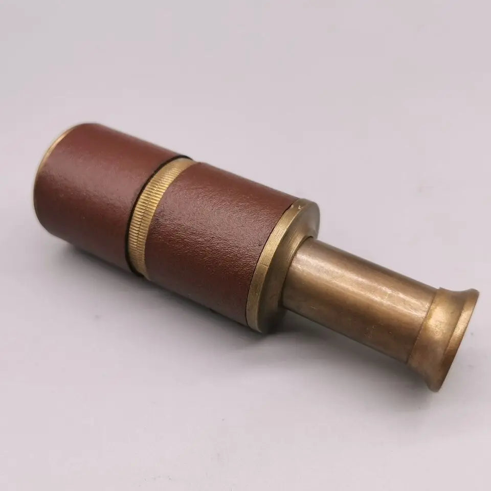 Antique Style Copper Monocular Telescope Ornament Retro Classic Telescopic Portable telescope gifting by julia m
