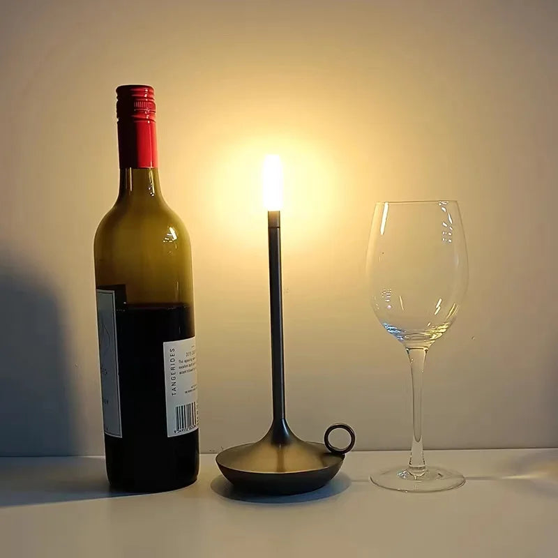 Table lamp for bedroom Rechargeable Wireless touch lamp Camping candle Creative lamp rechargeable USB-C desk lamp gifting by julia m