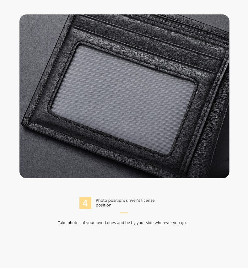Men Genuine Leather Gift Wallet for Husband Valentine's Day gifting by julia m