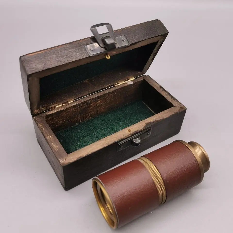 Antique Style Copper Monocular Telescope Ornament Retro Classic Telescopic Portable telescope gifting by julia m