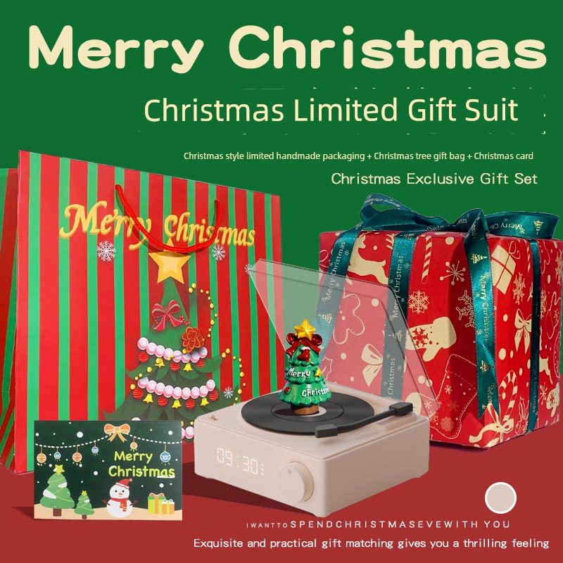 Gift for Girlfriend Niche Style Fancy Graduate Day gifting by julia m Morandi powder + Christmas style limited packaging + send Christmas tree ornaments(Christmas gift bag + writing greeting card)