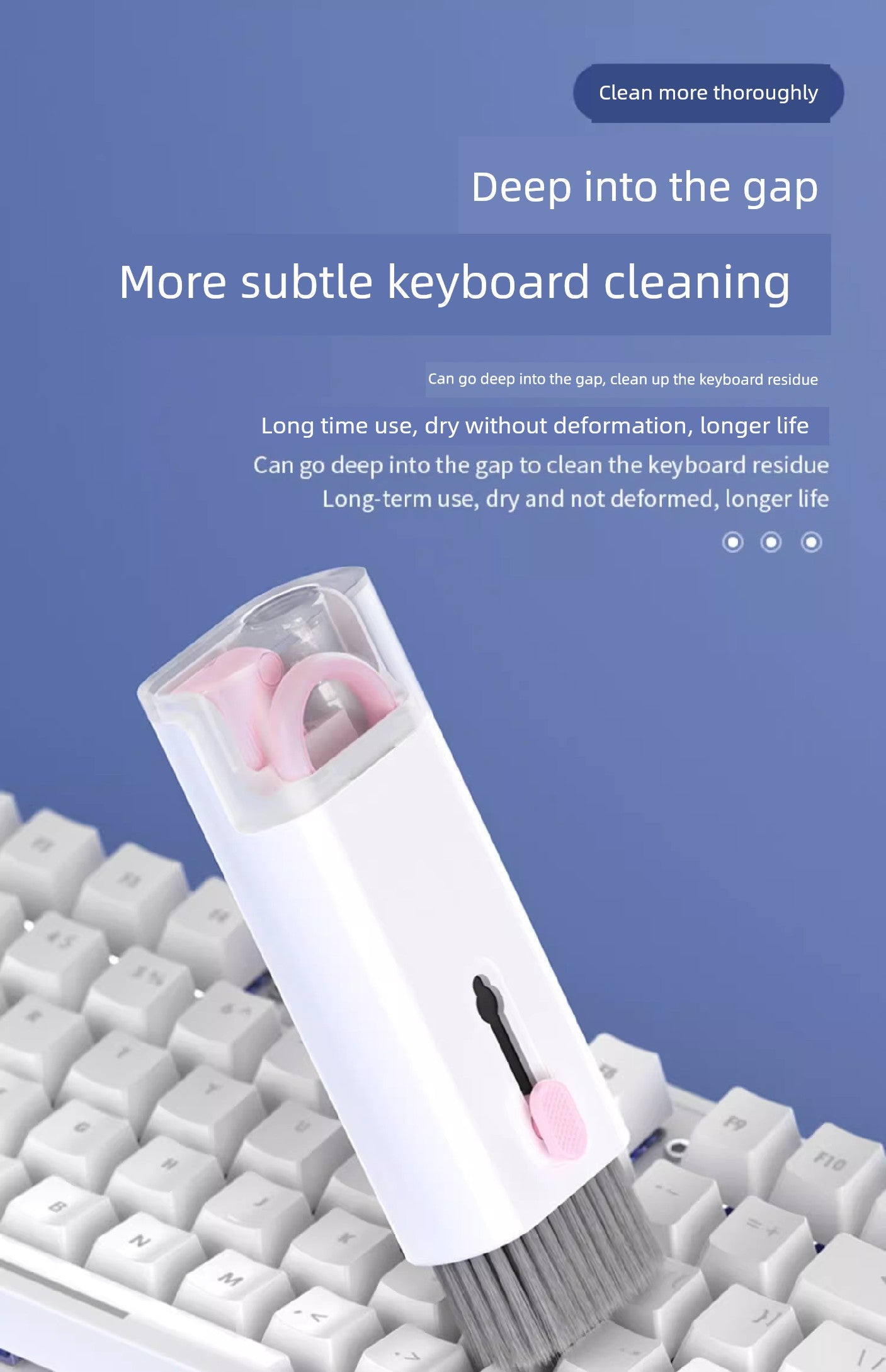 Computer Soft Brush Gap Headset Cleaning Pen Keyboard Gifting By Julia M