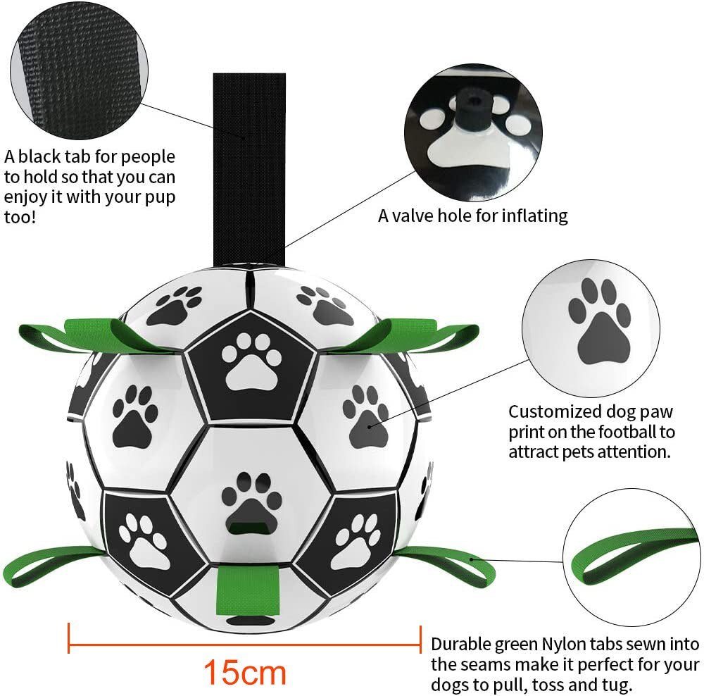 Interactive Pet Football Soccer Ball for Dogs Interactive Pet Football Health and Care - 10p