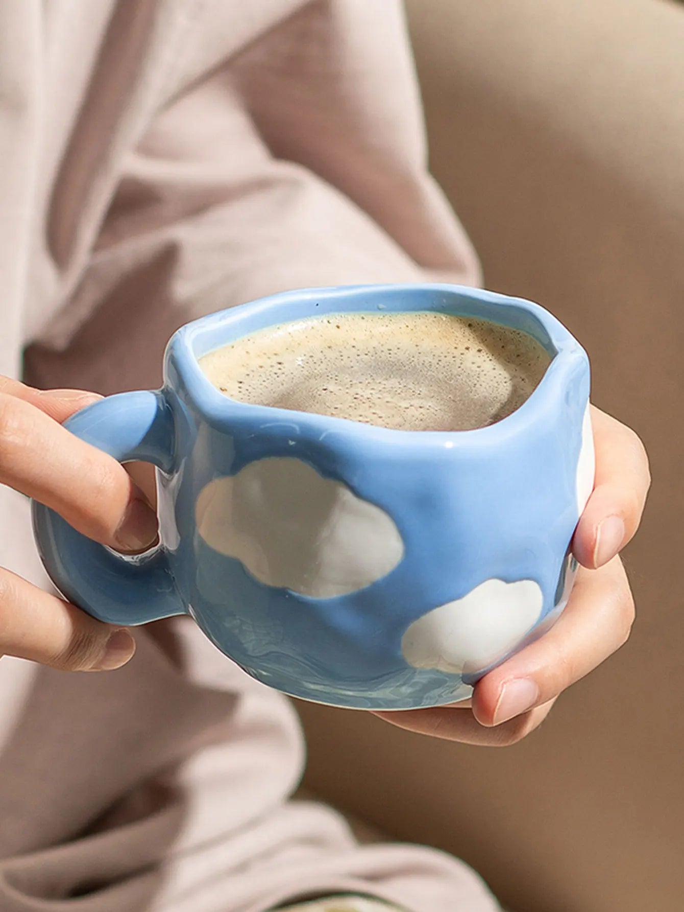 Hand-Painted Flower Ceramic Coffee Cup Set ๐ธ hand painted coffee cup gifting by julia m