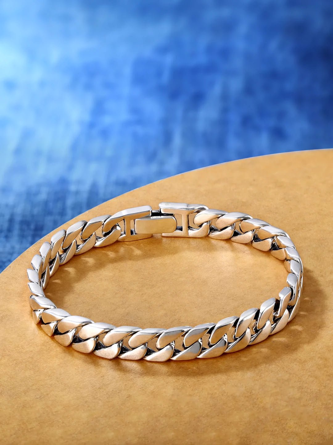 Lantern Ring Cuban Sterling Silver Fashionmonger Personalized Men's Bracelet Gifting By Julia M