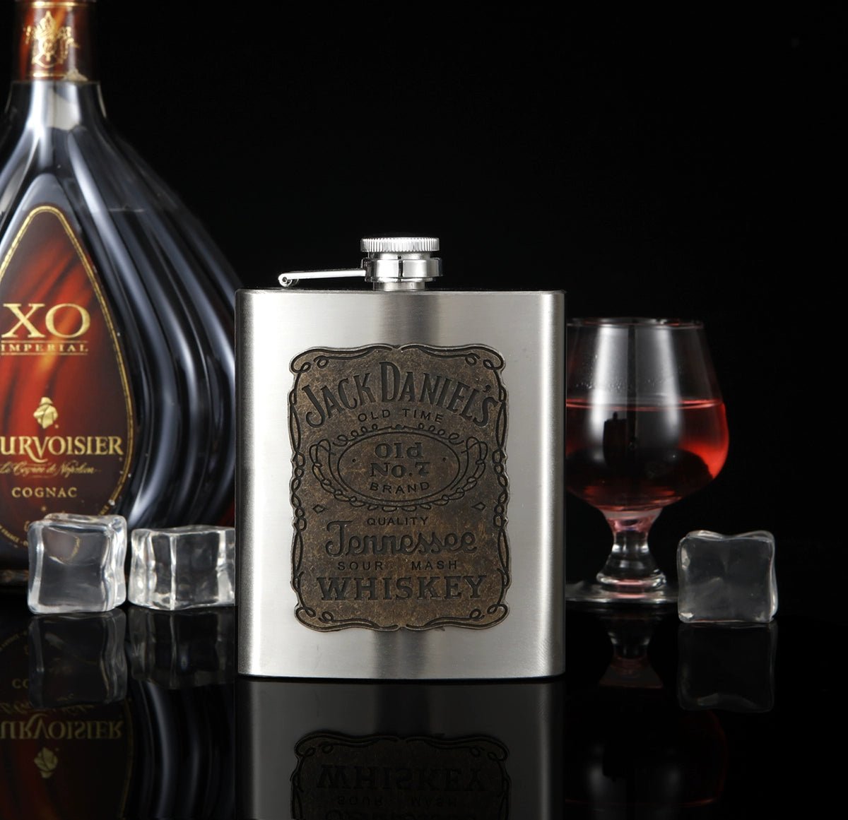 Retro Nostalgic Wine Pot 304 Stainless Steel Thickened Portable Outdoor Travel Portable Small Wine Pot Flat Liquor Bottle Wine Set Gifting By Julia M New silver vintage bronze wine jug