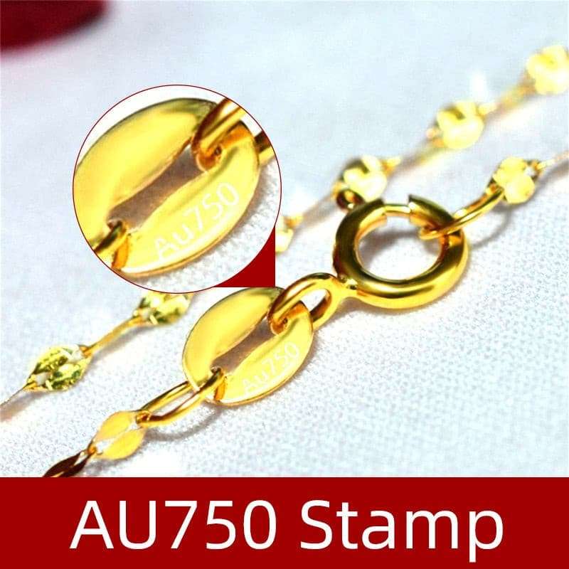 18K Gold Chain Necklace - Certified Fine Jewelry Necklaces gifting by julia m