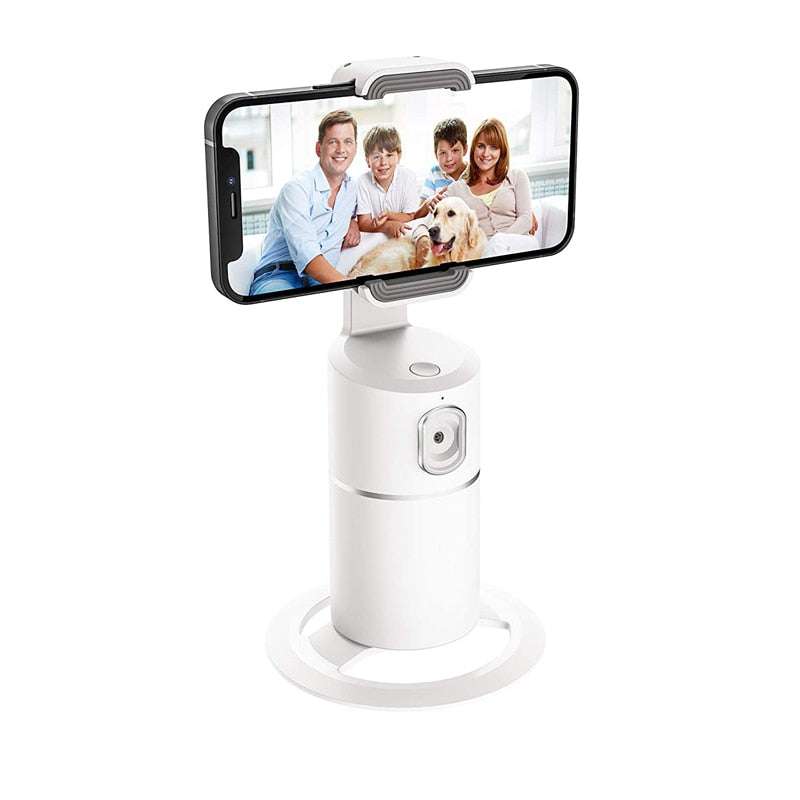 360° Rotation Tripod Mount Smart Phone Tracking Mobile Phone & Tablet Tripods & Monopods gifting by julia m China White
