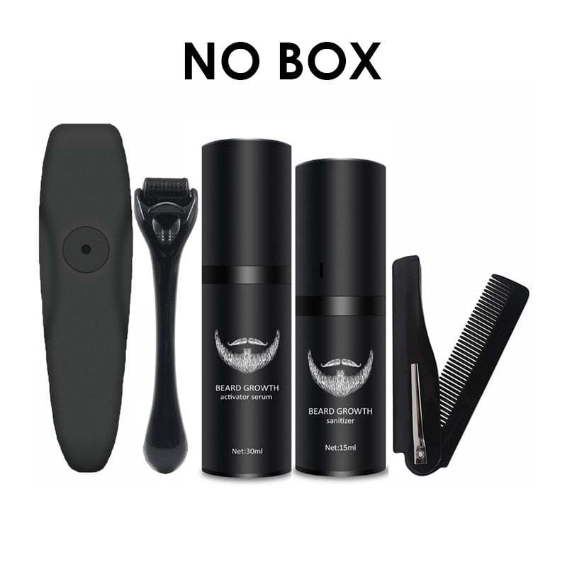 4Pc Beard Growth Set grooming kit gifting by julia m