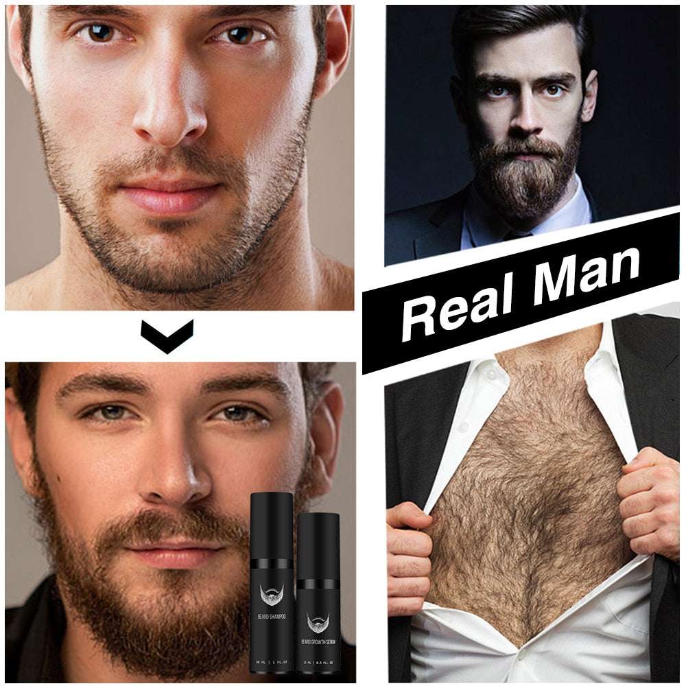 4Pc Beard Growth Set grooming kit gifting by julia m