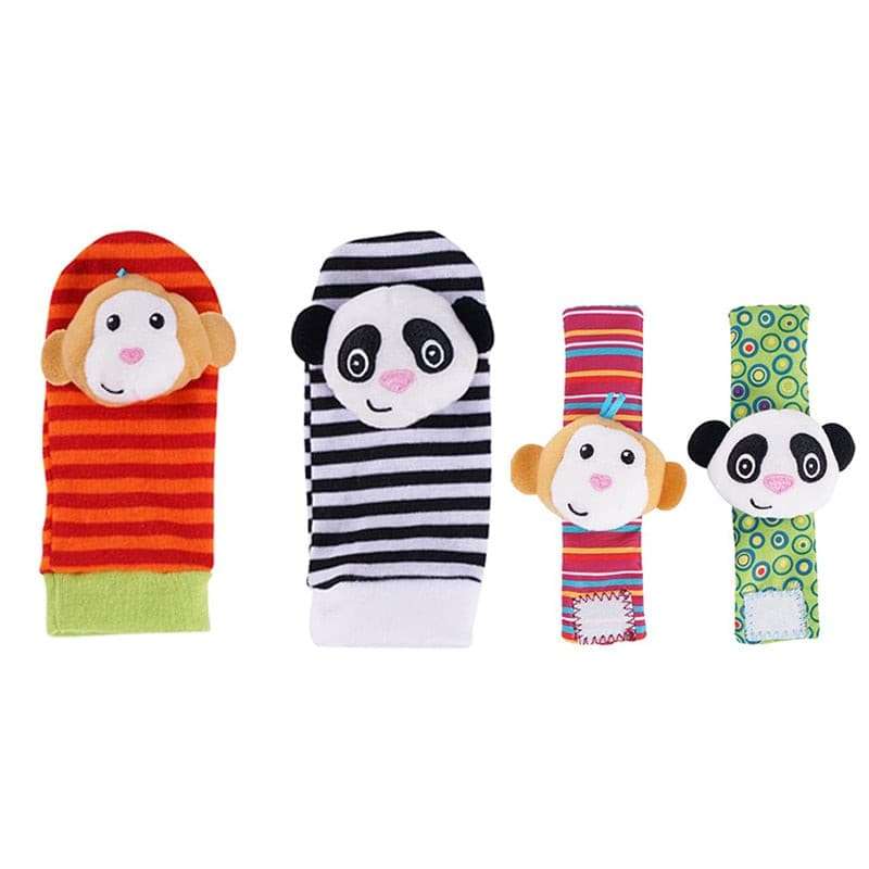 4PCS/SET Stuffed Animals Baby Rattle Toys Stuffed Animals Baby Rattle T Gifting By Julia M 4pcs 003