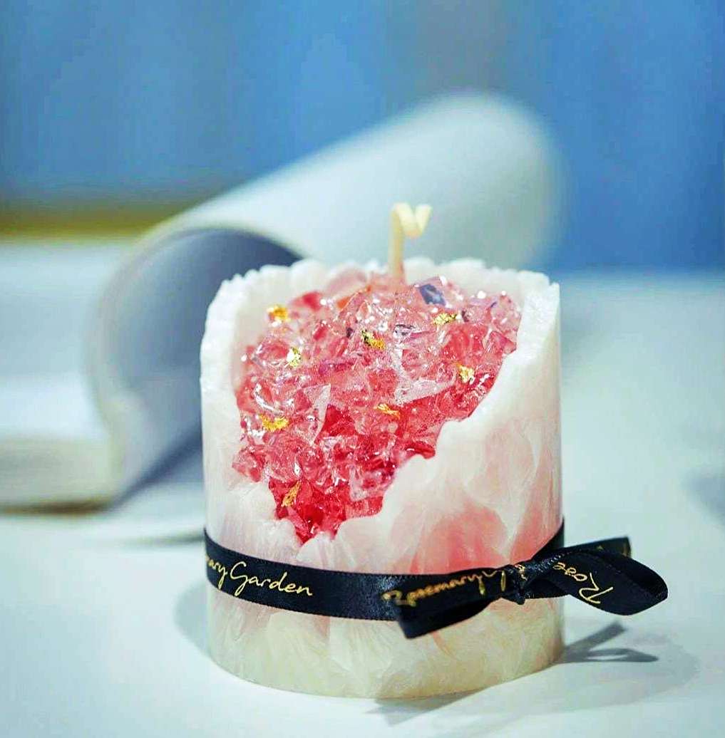 Amethyst Crystal Bliss Candle Candles gifting by julia m