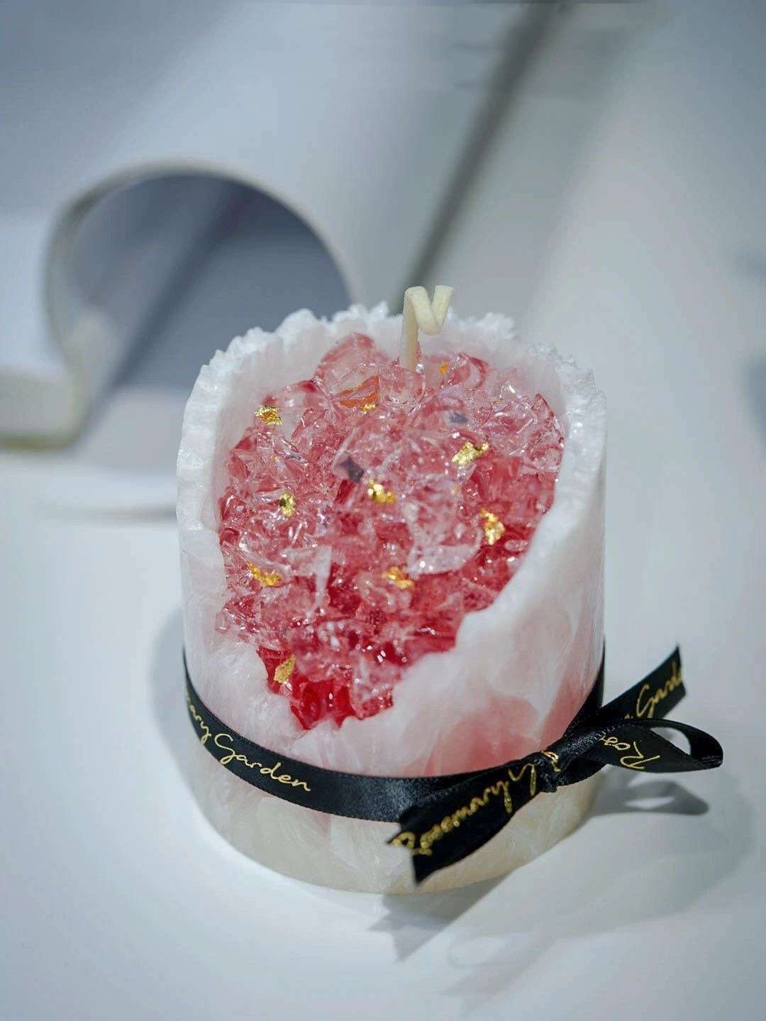 Amethyst Crystal Bliss Candle Candles gifting by julia m