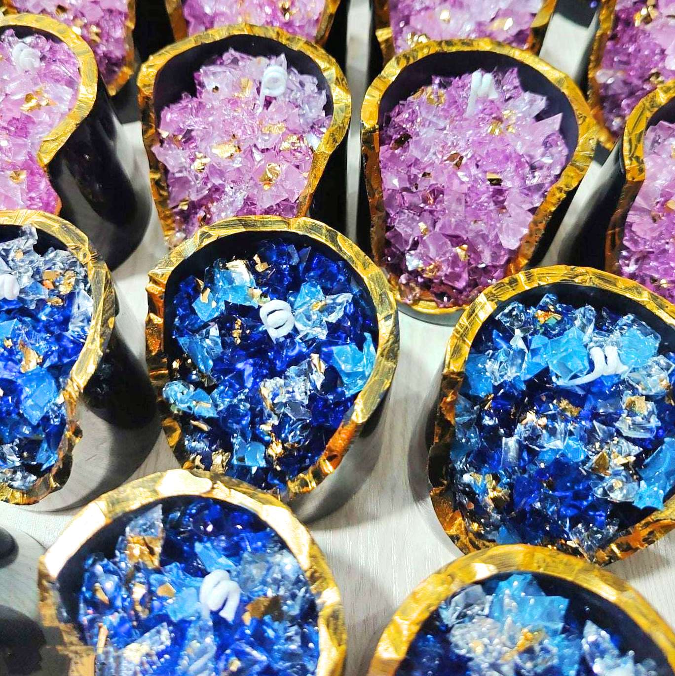 Amethyst Crystal Bliss Candle Candles gifting by julia m