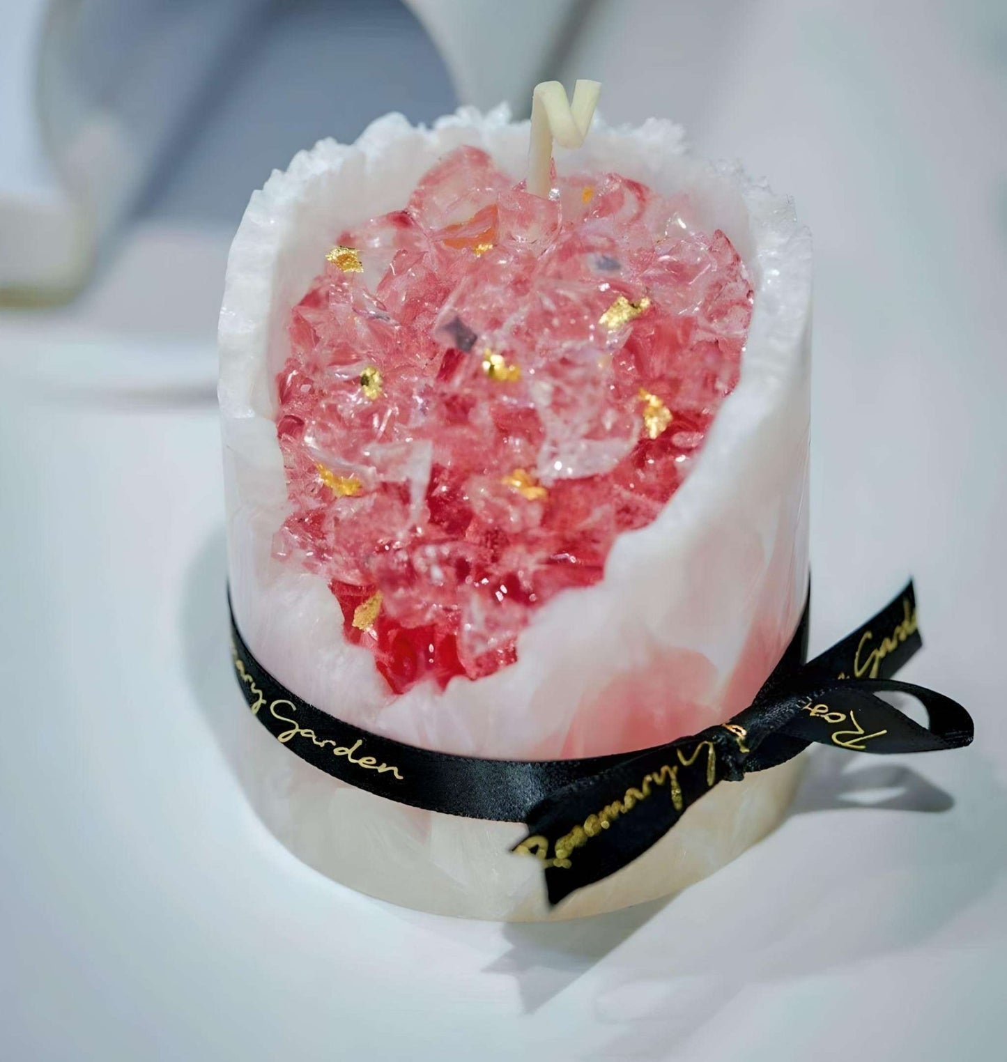 Amethyst Crystal Bliss Candle Candles gifting by julia m