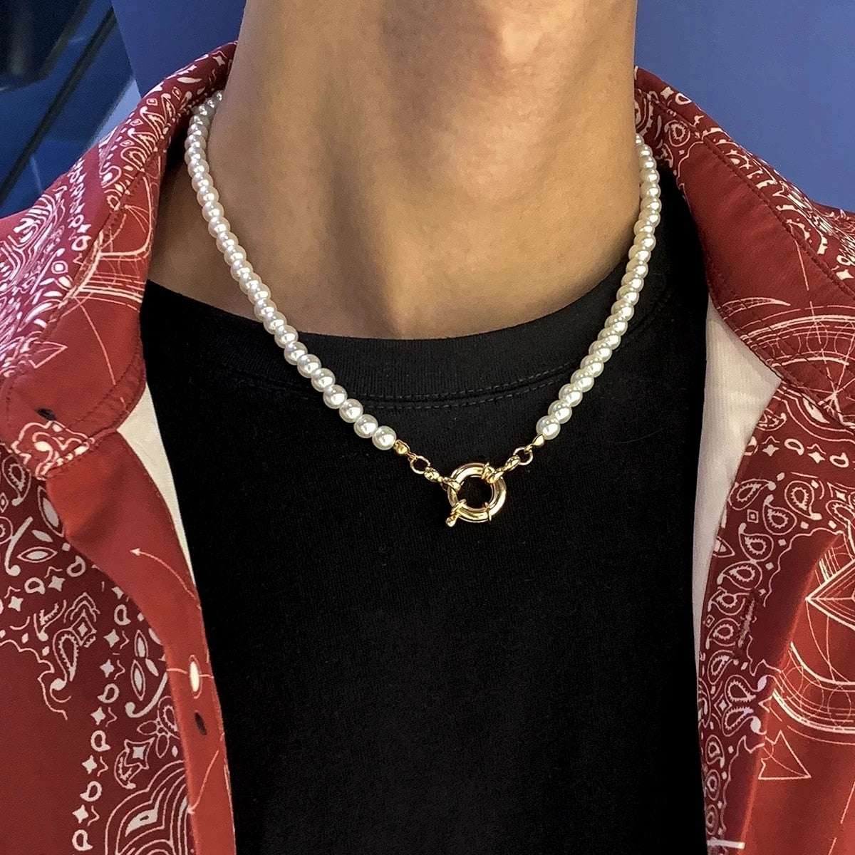 Baroque Pearl Chain Necklace Neckaces gifting by julia m