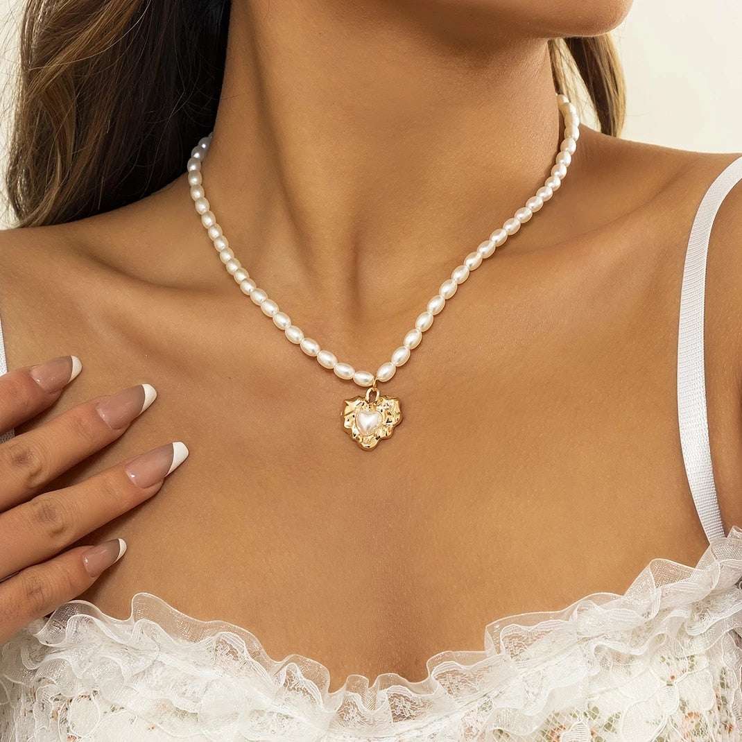 Baroque Pearl Chain Necklace Neckaces gifting by julia m