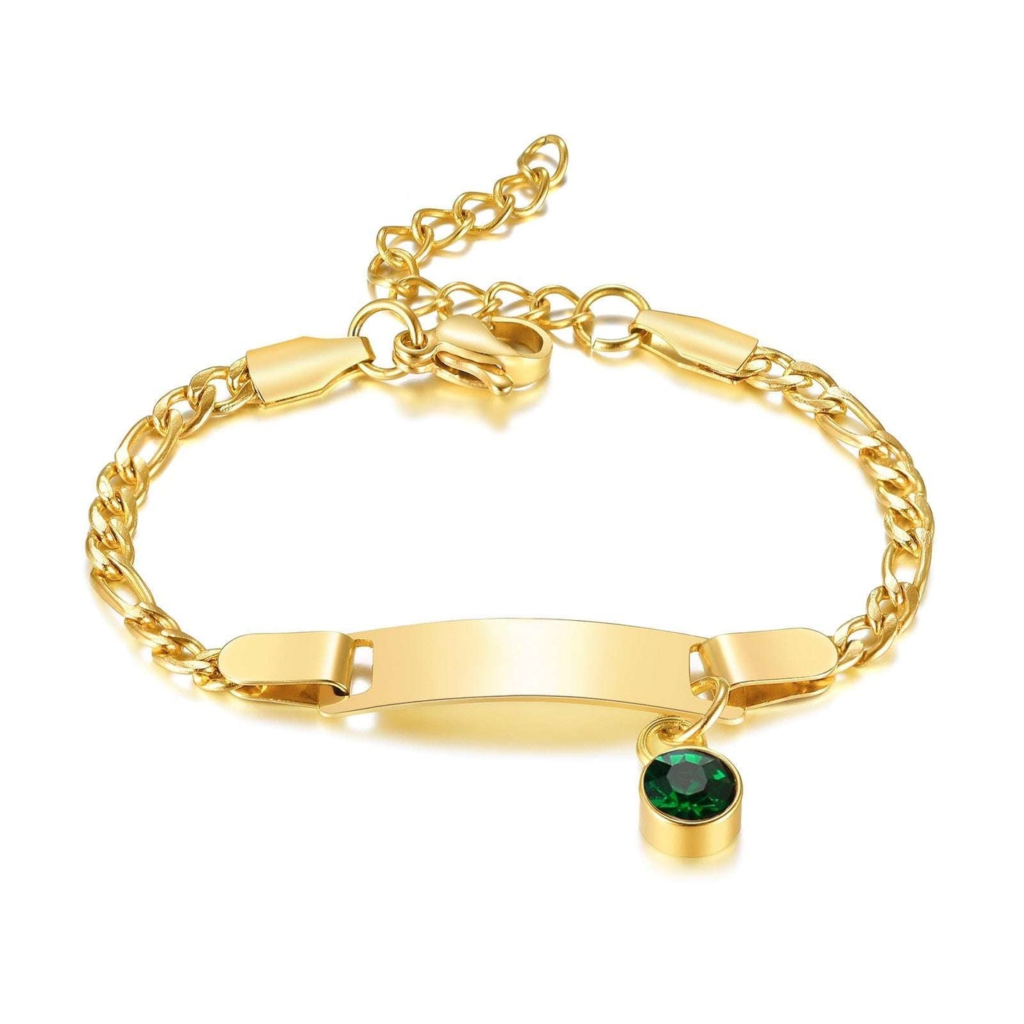 Birthstone Bracelet for Babies/kids Bracelets gifting by julia m style 5 NO Engrave