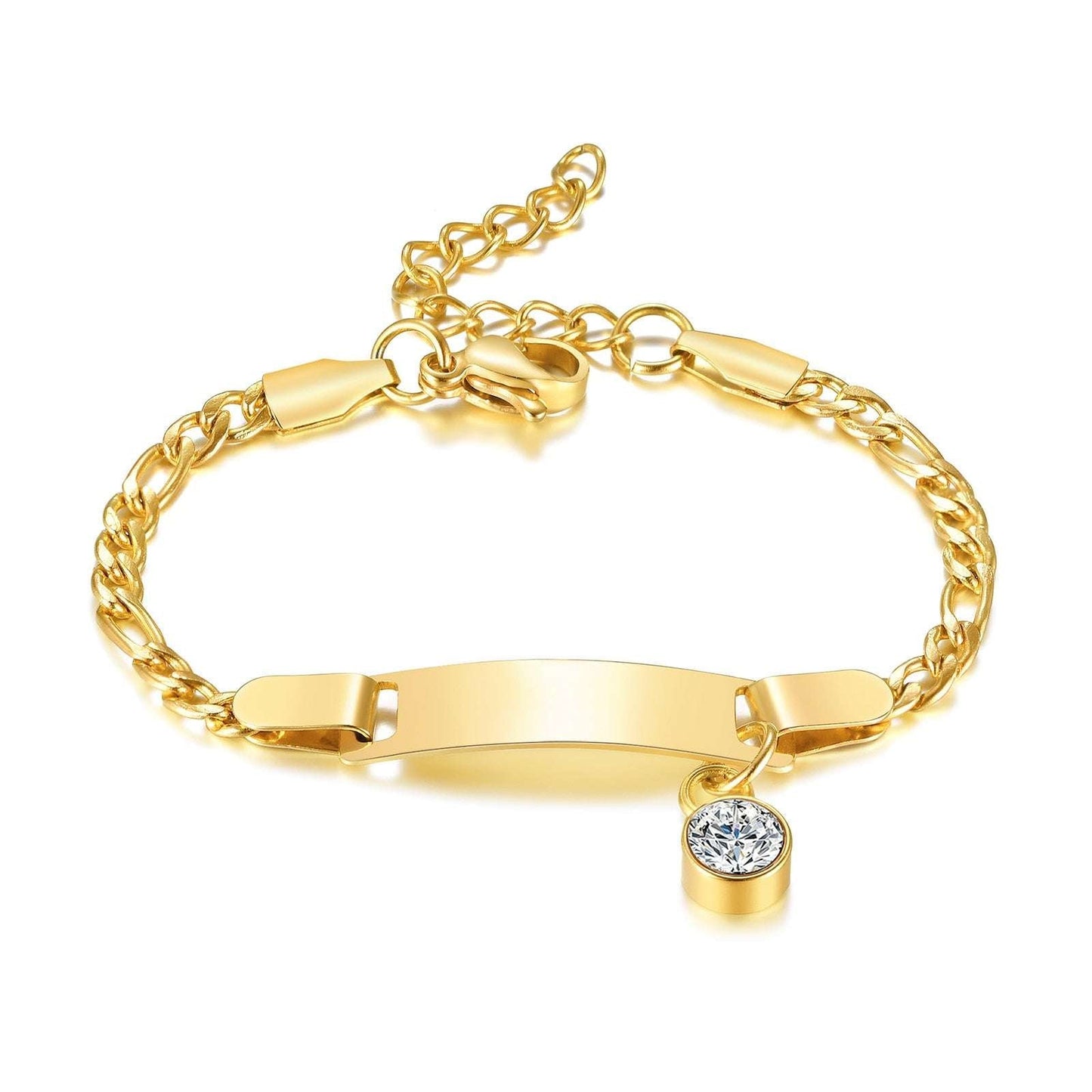 Birthstone Bracelet for Babies/kids Bracelets gifting by julia m style 4 NO Engrave
