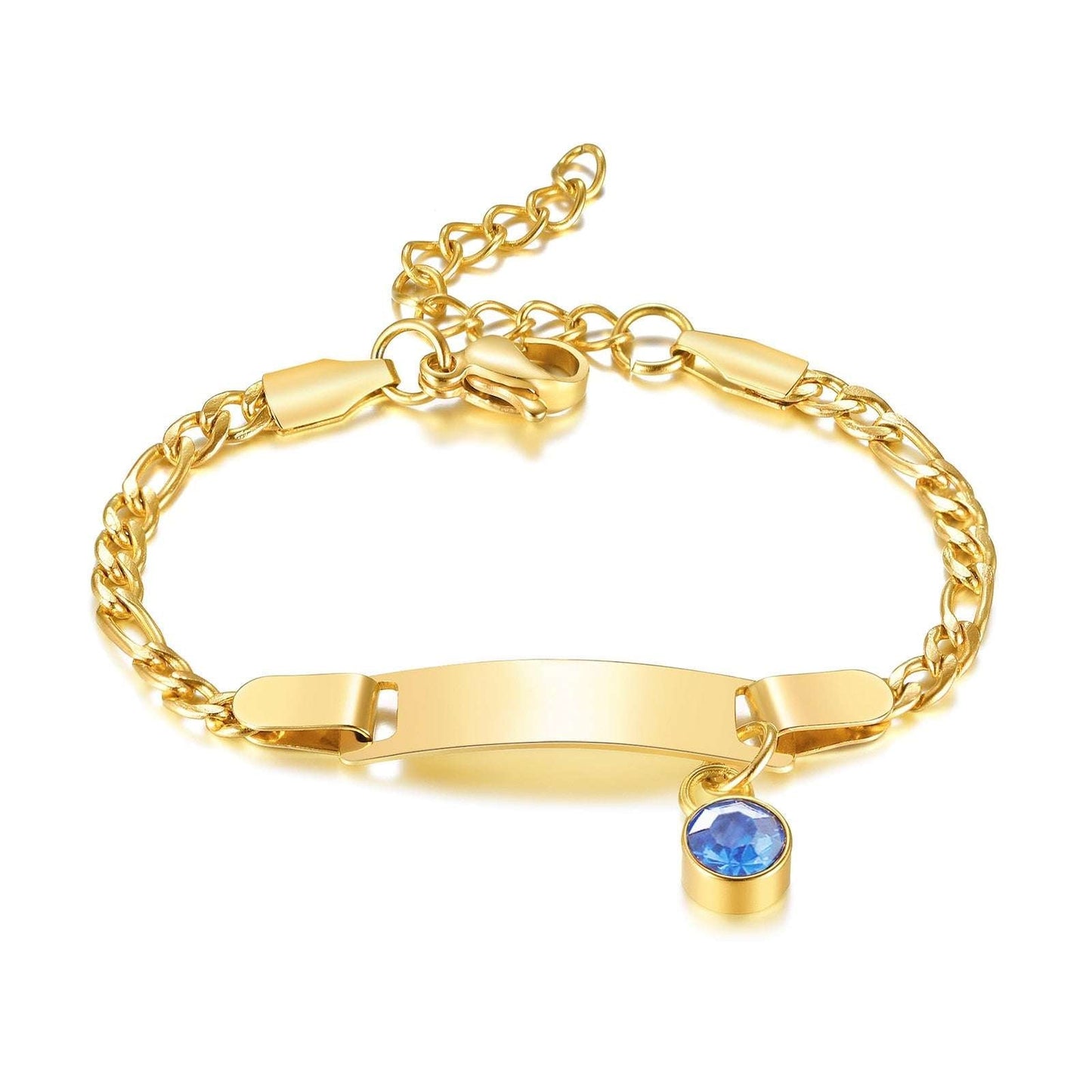 Birthstone Bracelet for Babies/kids Bracelets gifting by julia m style 3 NO Engrave