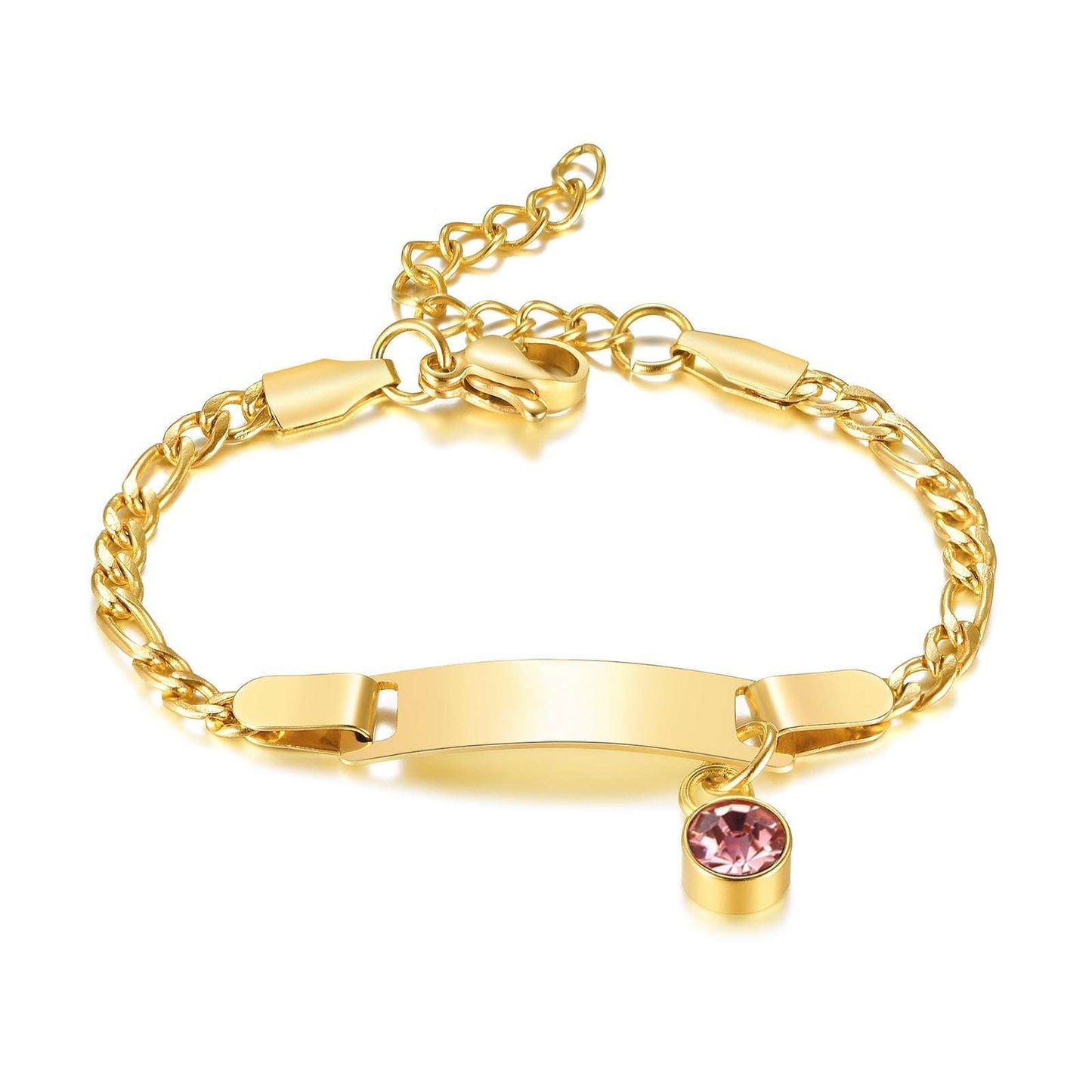 Birthstone Bracelet for Babies/kids Bracelets gifting by julia m style 6 NO Engrave