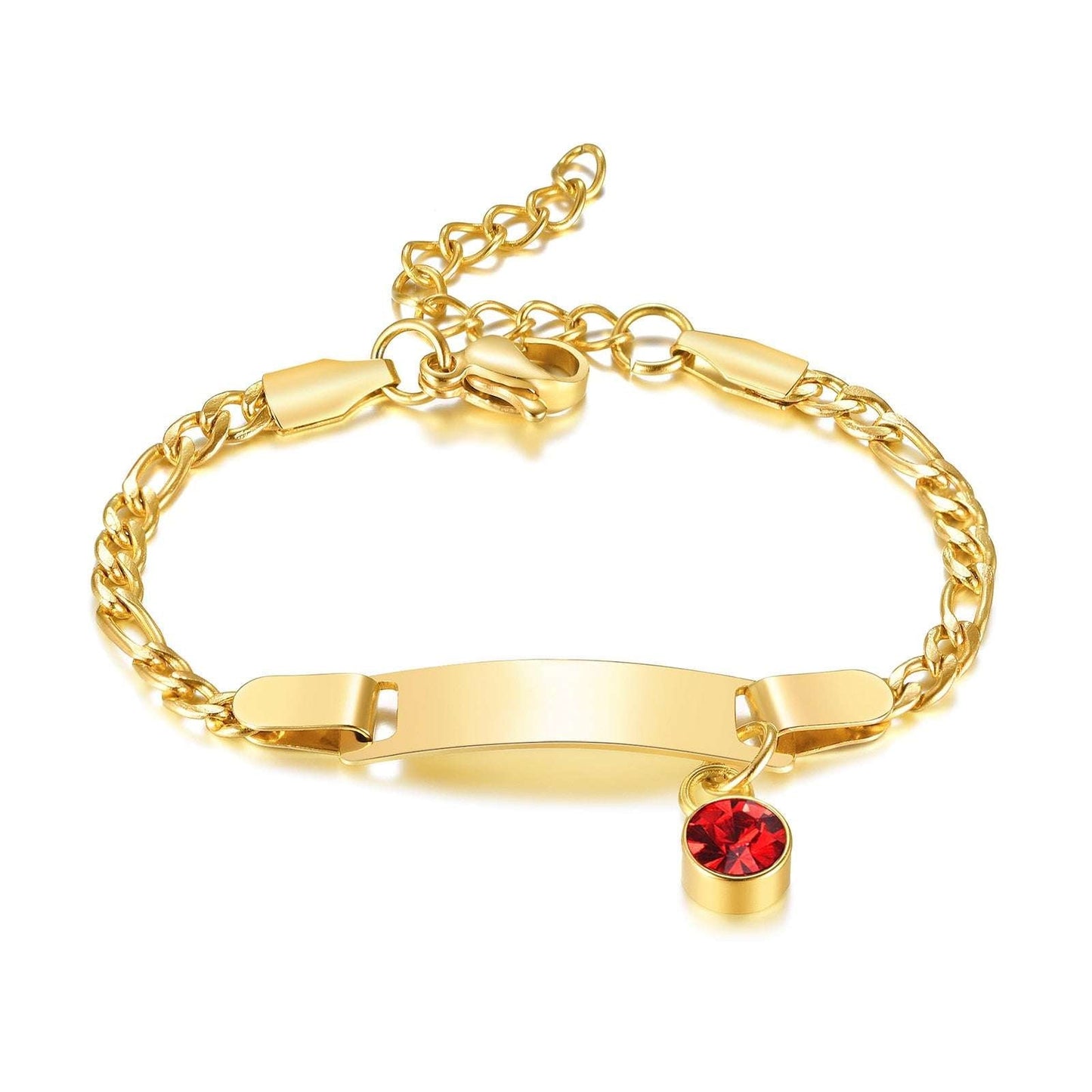 Birthstone Bracelet for Babies/kids Bracelets gifting by julia m style 7 NO Engrave