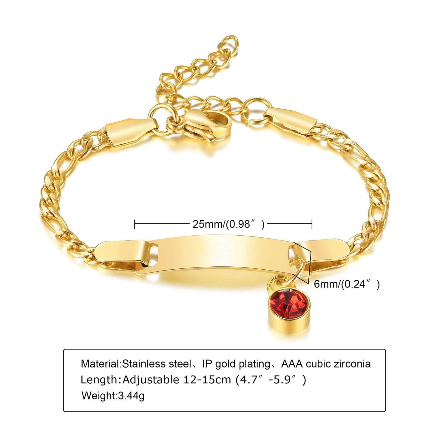 Birthstone Bracelet for Babies/kids Bracelets gifting by julia m