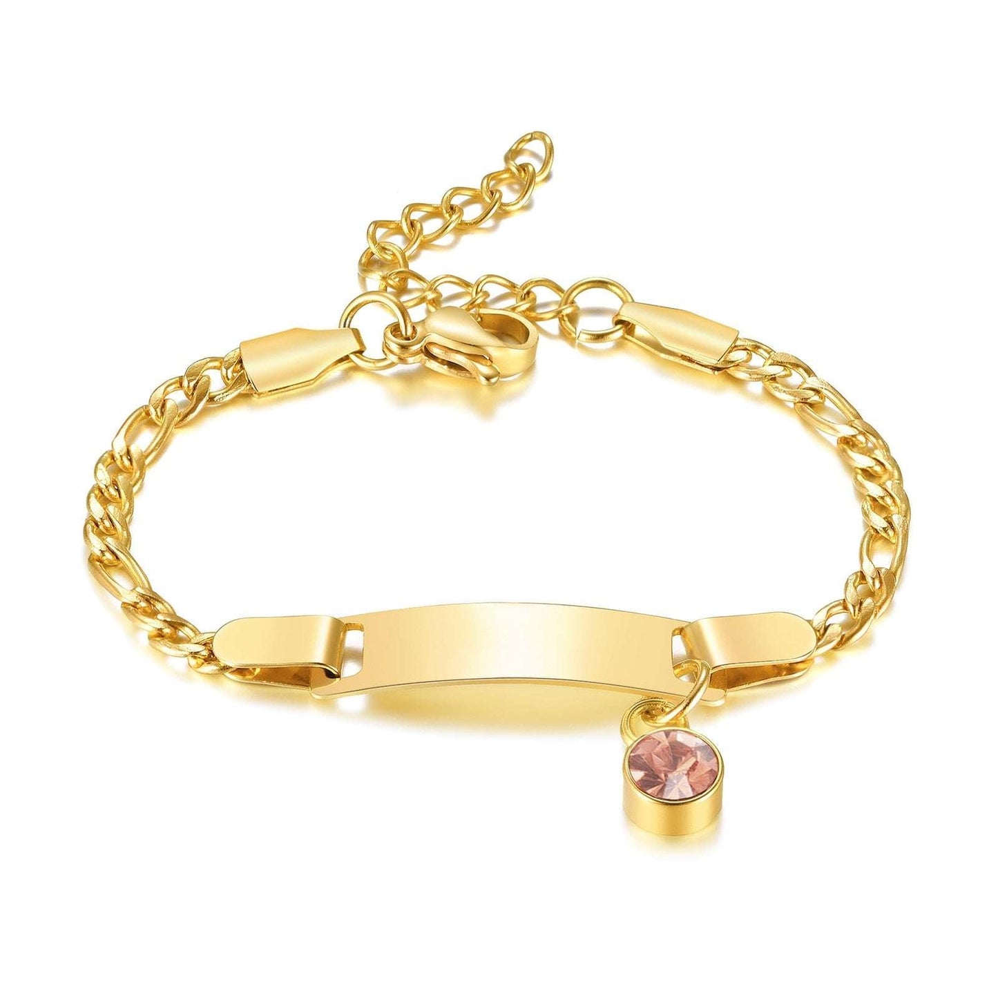 Birthstone Bracelet for Babies/kids Bracelets gifting by julia m style 10 NO Engrave