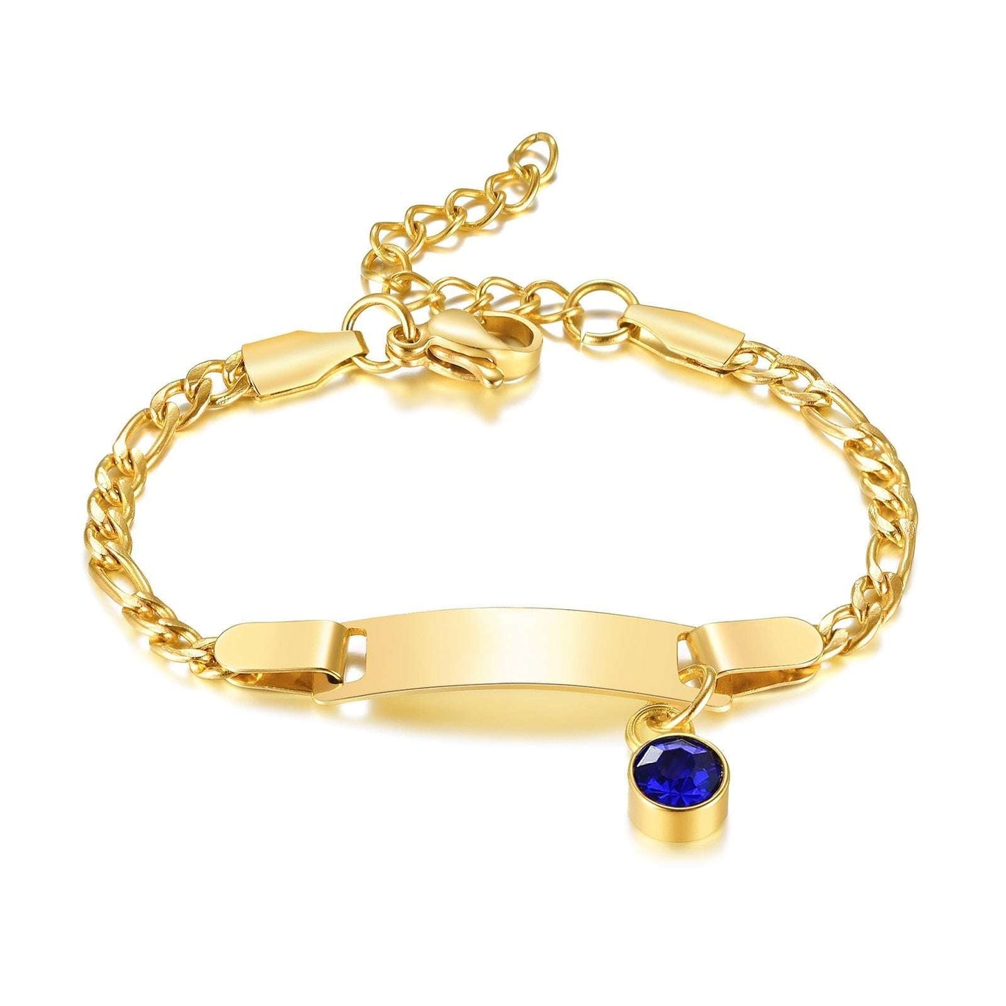 Birthstone Bracelet for Babies/kids Bracelets gifting by julia m style 9 NO Engrave