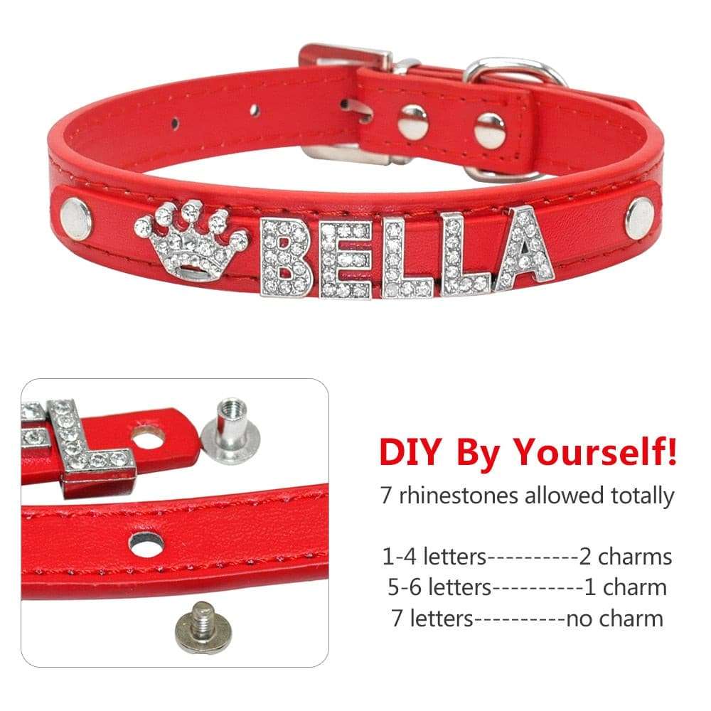Bling Rhinestone Pet Collars Pet collars & harnesses Gifting By Julia M