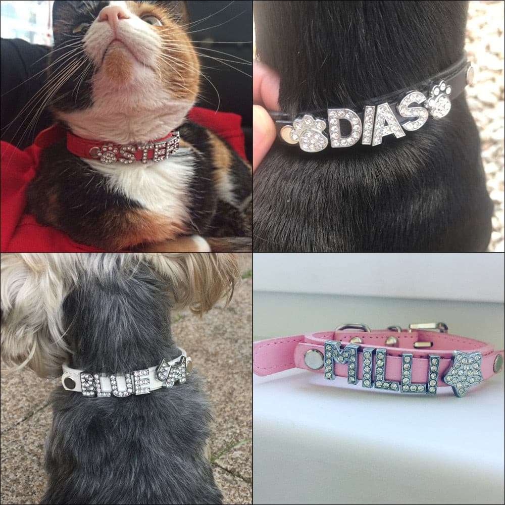 Bling Rhinestone Pet Collars Pet collars & harnesses Gifting By Julia M