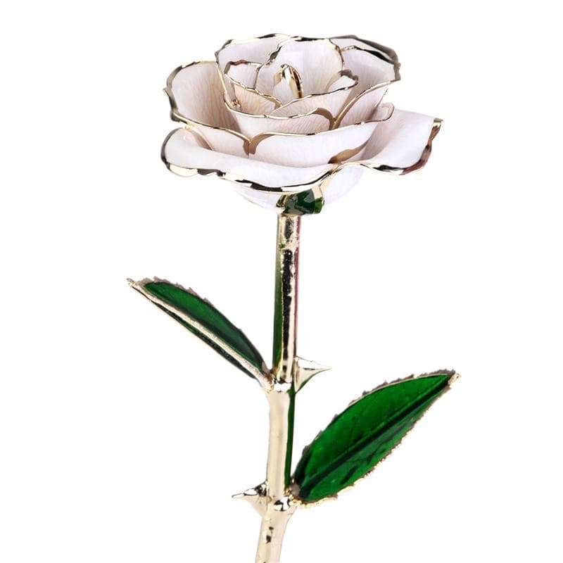 Blooming Lacquered 24K Gold Roses Plated Real Rose Artificial flora gifting by julia m