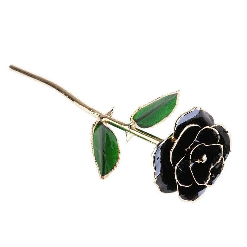 Blooming Lacquered 24K Gold Roses Plated Real Rose Artificial flora gifting by julia m