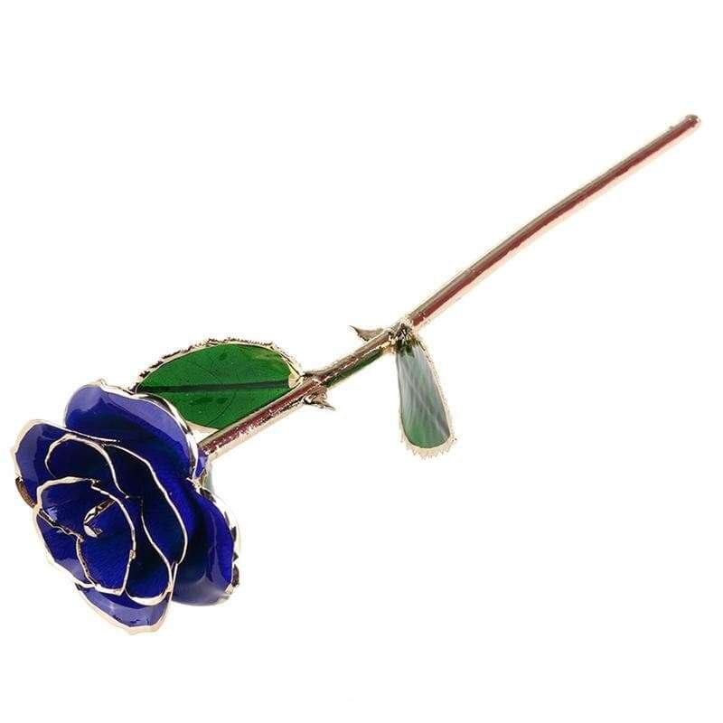 Blooming Lacquered 24K Gold Roses Plated Real Rose Artificial flora gifting by julia m