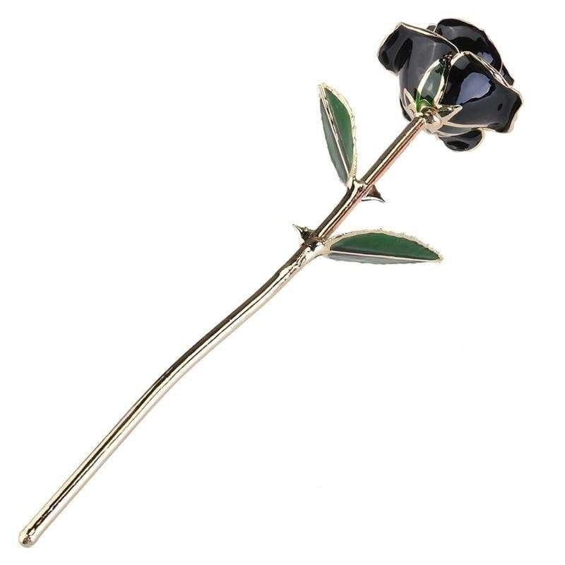 Blooming Lacquered 24K Gold Roses Plated Real Rose Artificial flora gifting by julia m