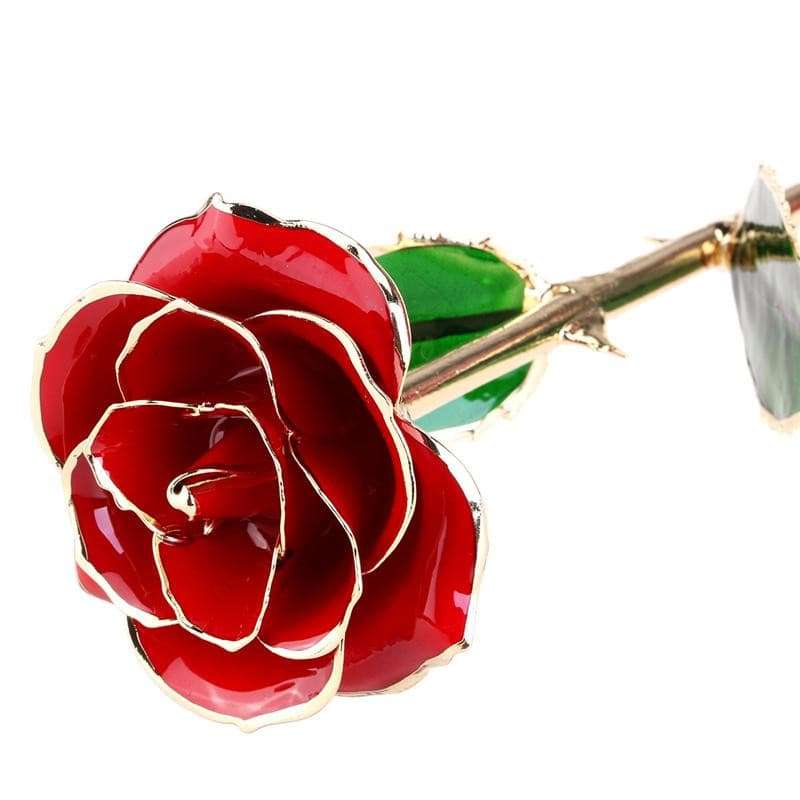 Blooming Lacquered 24K Gold Roses Plated Real Rose Artificial flora gifting by julia m