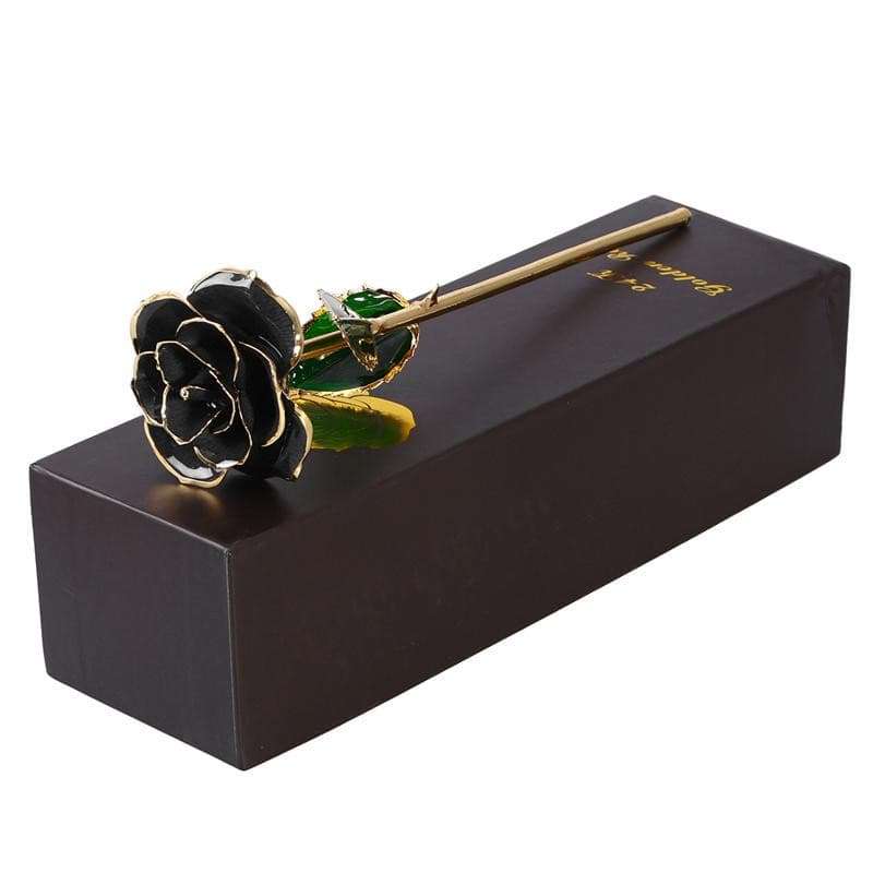 Blooming Lacquered 24K Gold Roses Plated Real Rose Artificial flora gifting by julia m