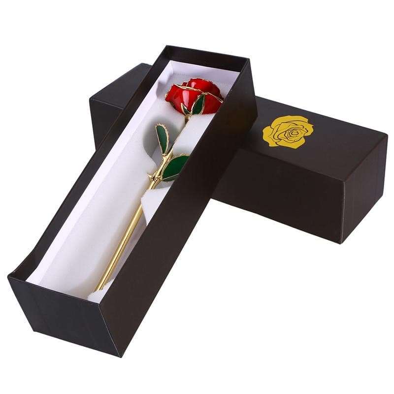 Blooming Lacquered 24K Gold Roses Plated Real Rose Artificial flora gifting by julia m