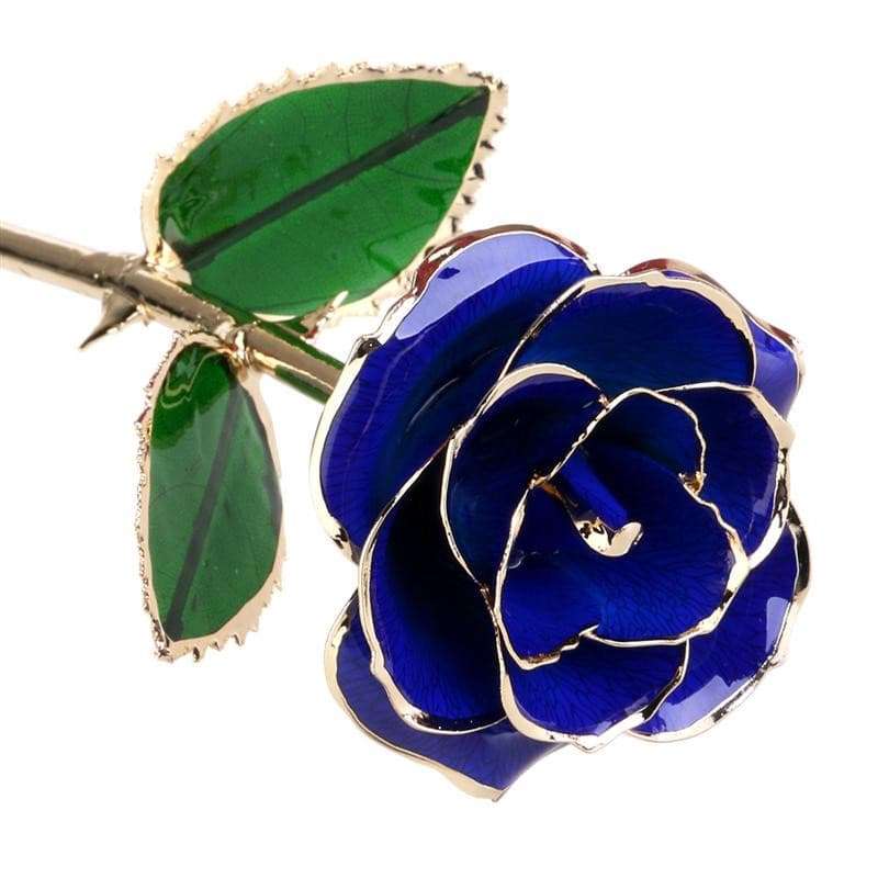 Blooming Lacquered 24K Gold Roses Plated Real Rose Artificial flora gifting by julia m